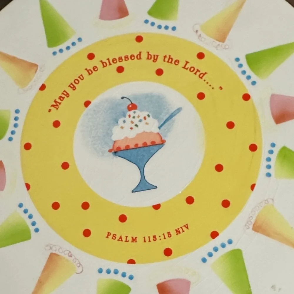 DaySpring Cake Stand “May you be blessed by the Lord…”